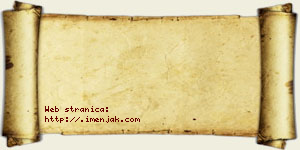 Anja Zimonjić vizit kartica